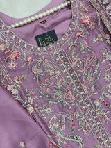 1434 Heavy Pakistani Partywear - Dusty Purple