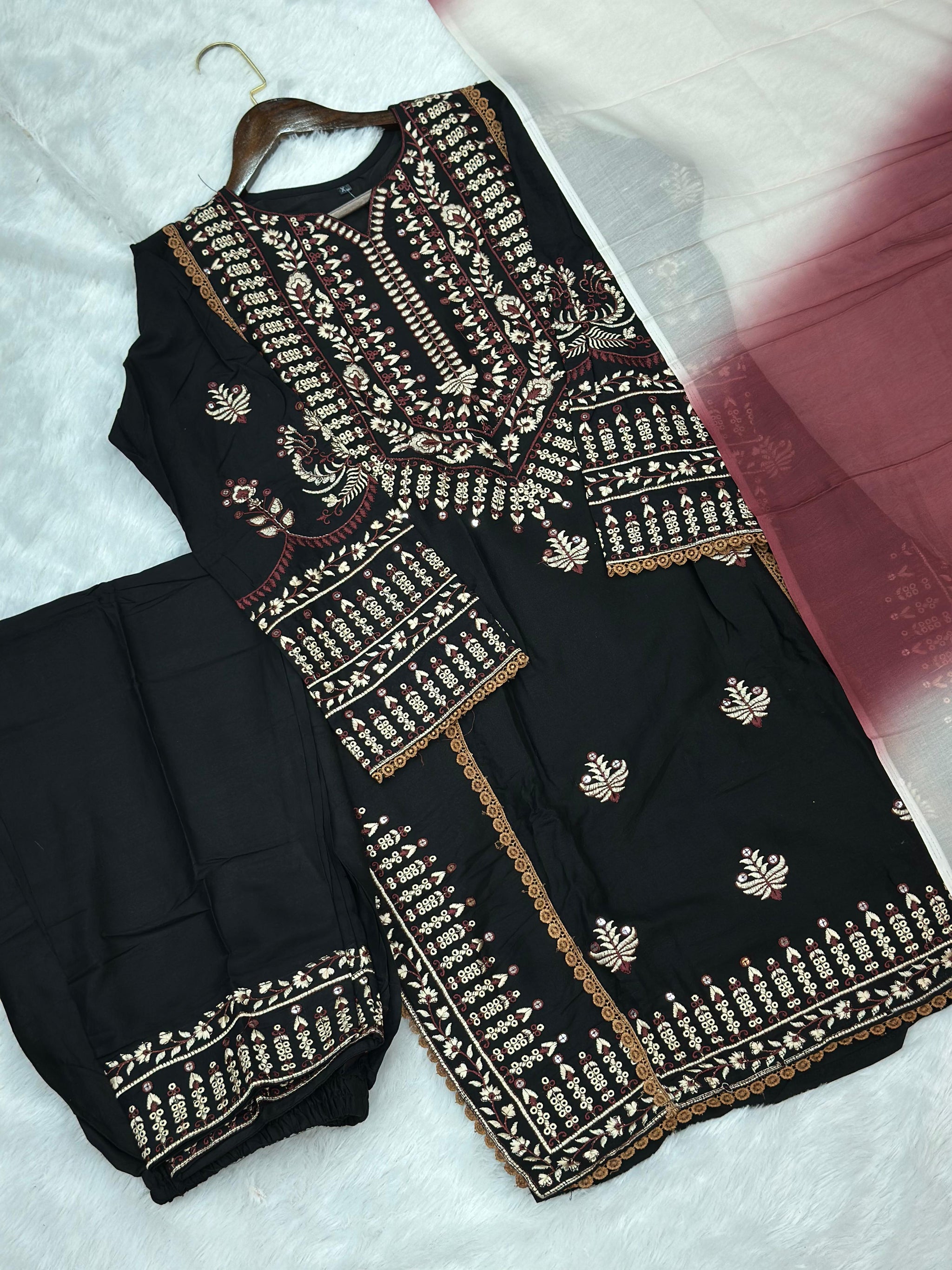 811 Readymade Pakistani Rayon Coord-Set