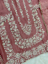 1429 Heavy Pakistani Partywear - Pink