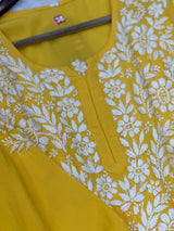 663 Lucknowi Palazzo Set -  Yellow