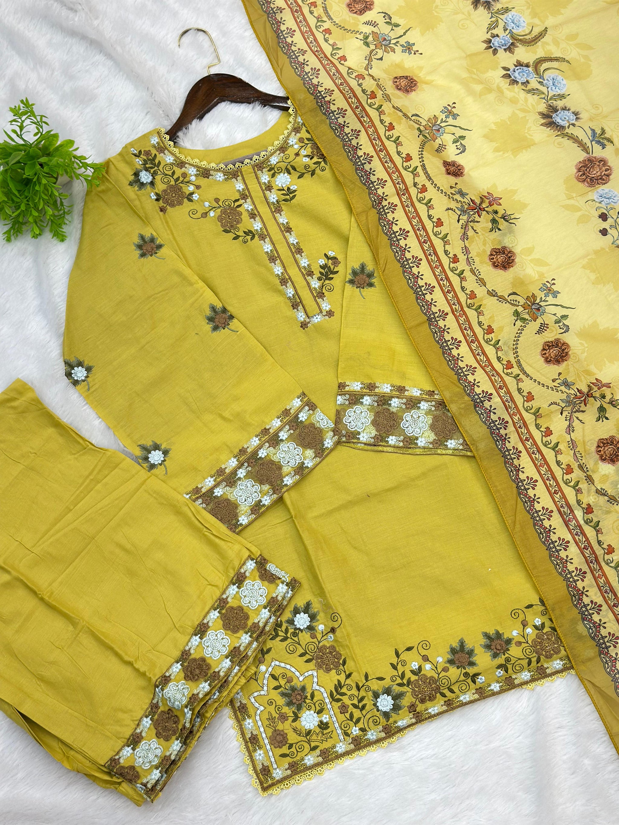 771 Readymade Pakistani Embroidered Suit