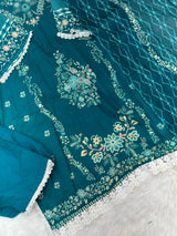 932 Pakistani Embroidered Suit