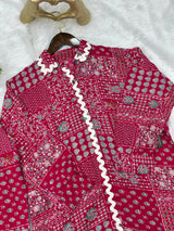 694 Casual Cordsets - Magenta Pink