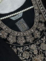 1427 Heavy Pakistani Partywear - Black