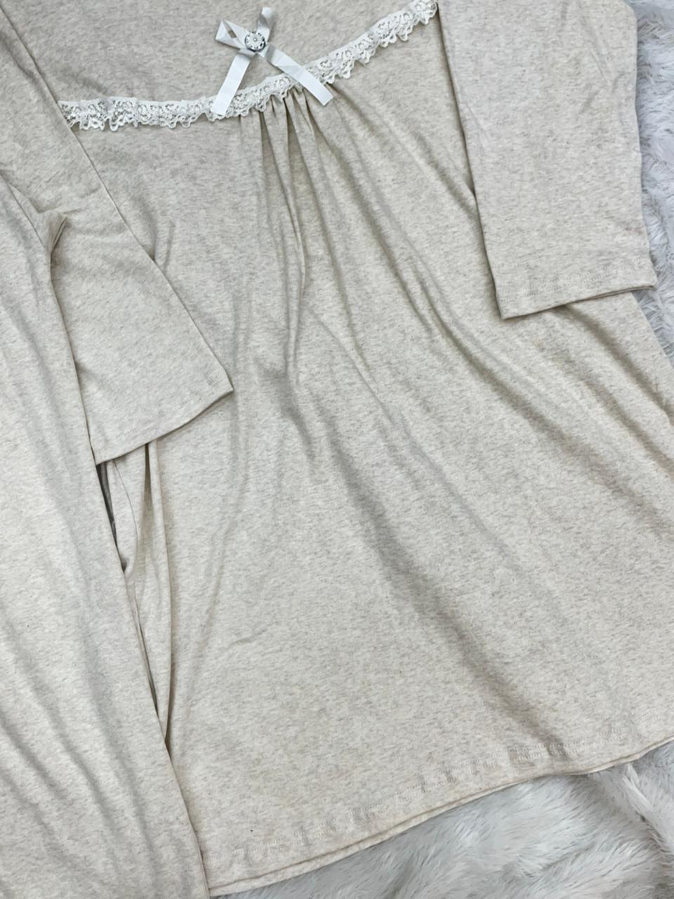 1344 Korean Bow Night Wear
