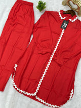 694 Casual Cordsets - Red