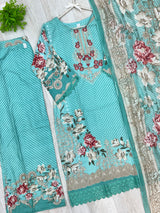 1522 Pakistani Embroidered Suit