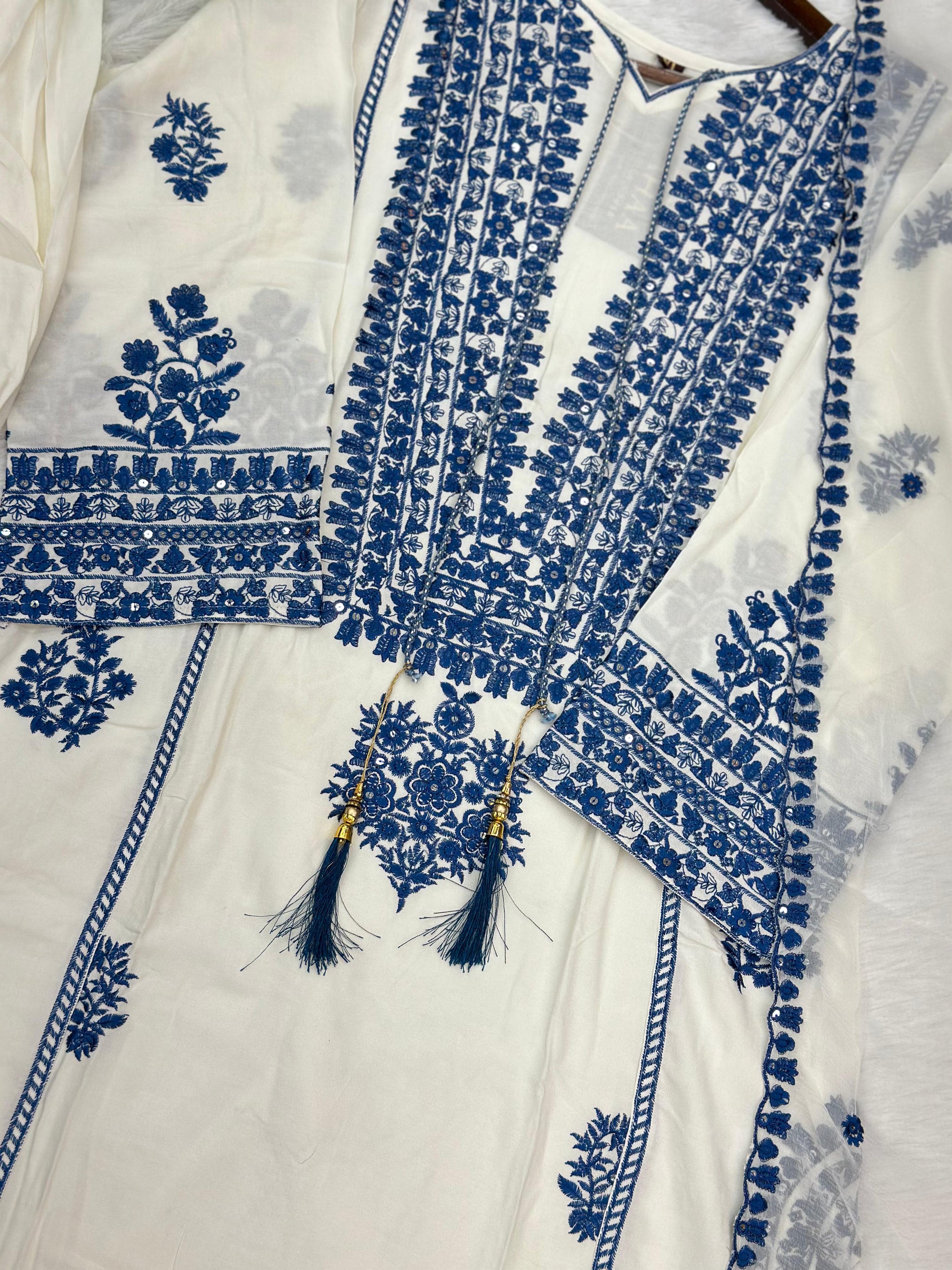 798 Readymade Pakistani Palazzo Coord-Set