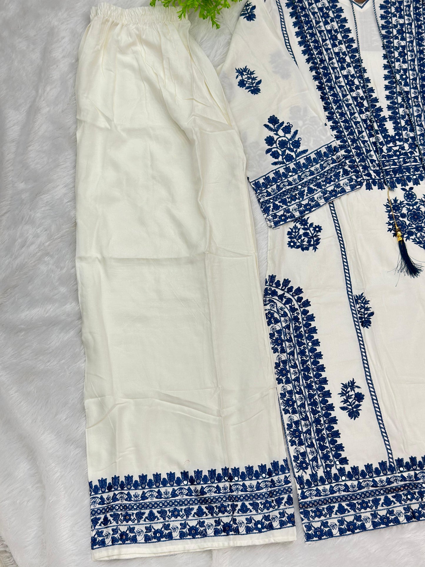 798 Readymade Pakistani Palazzo Coord-Set