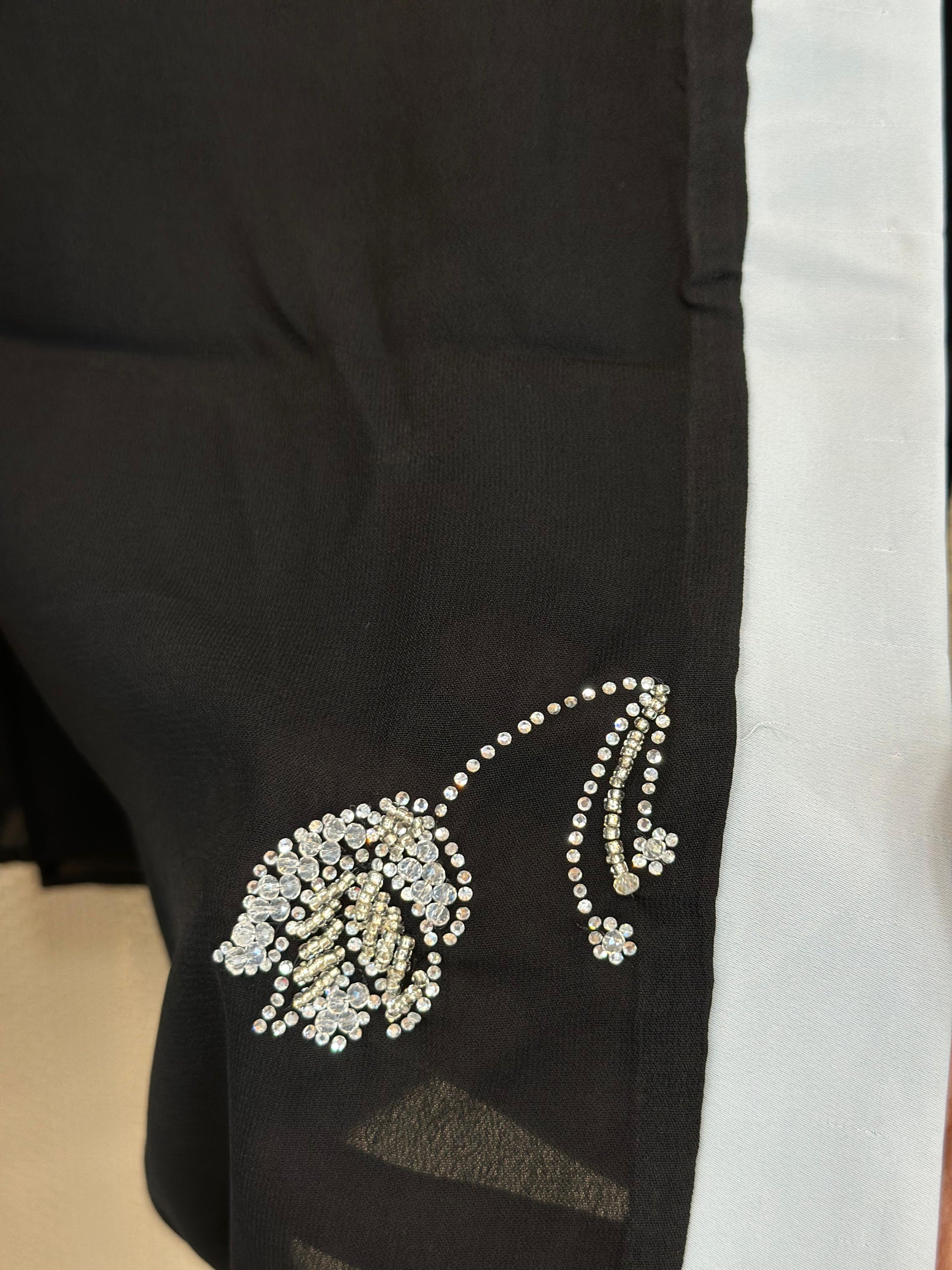 650 The Premium Abaya - Ice Blue