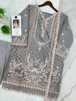 1143 Premium Pakistani Partywear - Grey