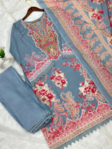 956 Pakistani Printed Suit