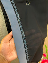 1121 The Premium Abaya - Blue Gray