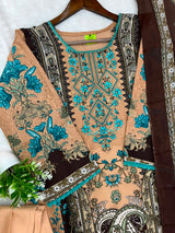 1254 Pakistani Embroidered Suit