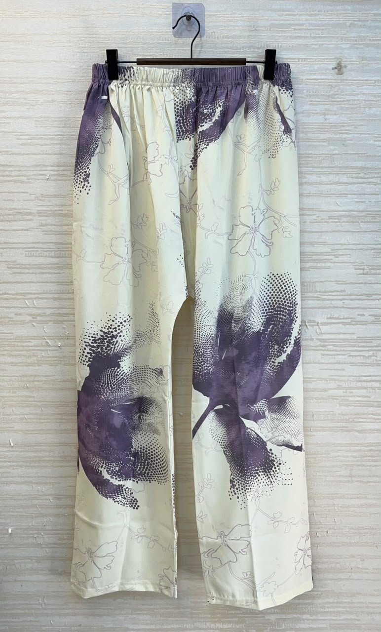 1192 Floral Printed Coord Set -  Lavender