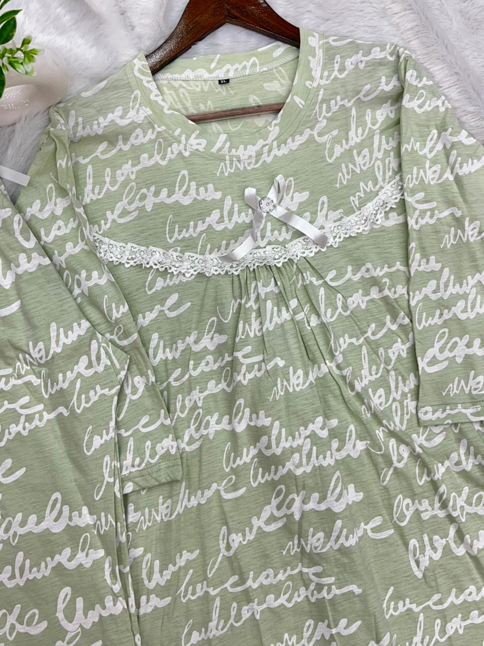 1348 Korean Bow Night Wear
