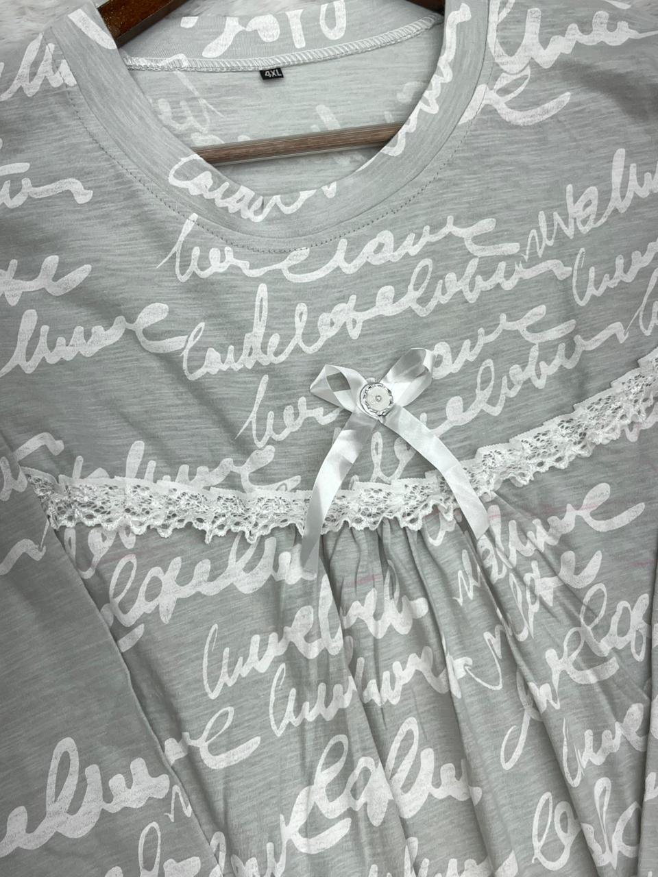 1343 Korean Bow Night Wear