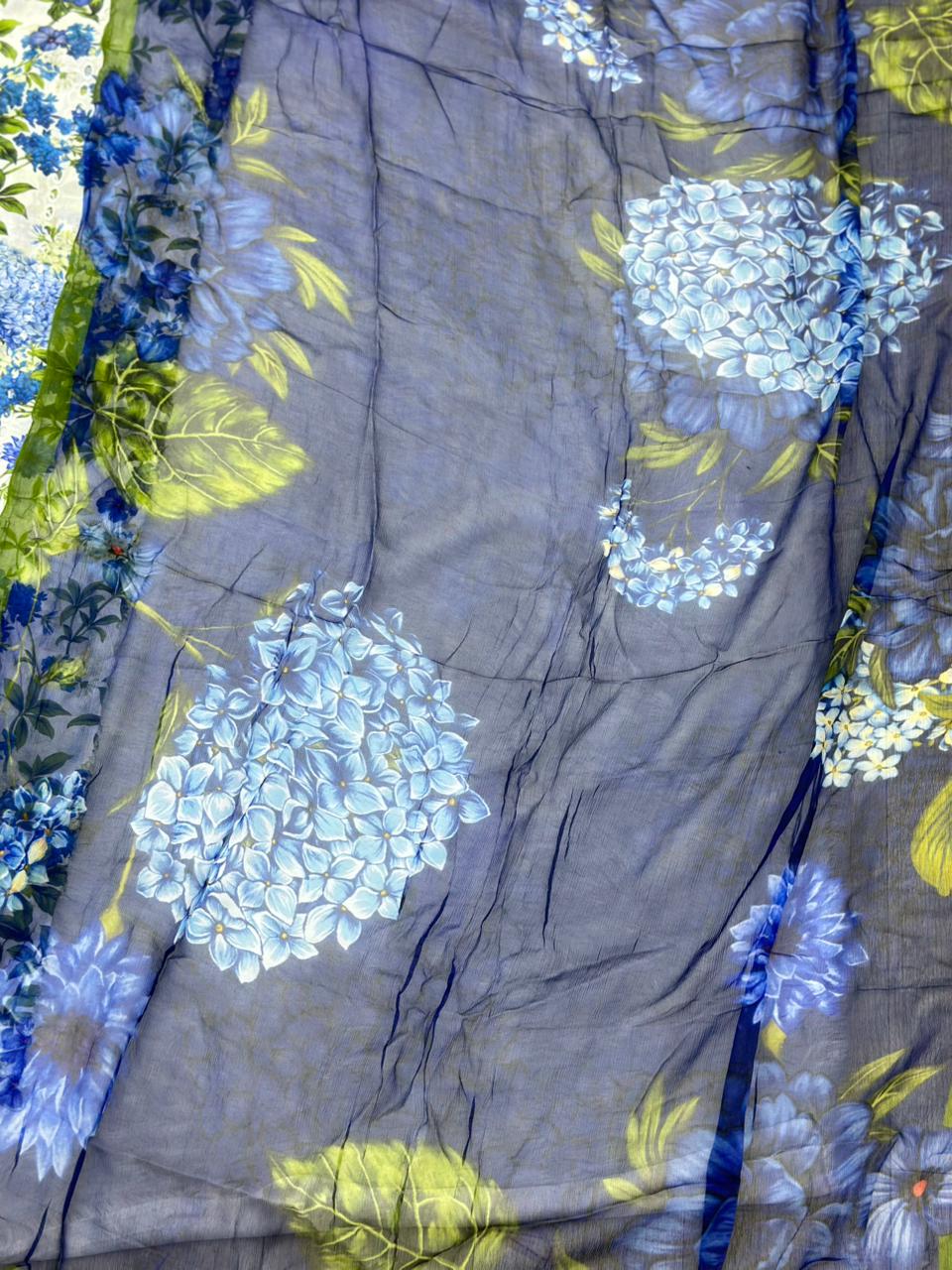 883 Unstitched OG Maria.B Mprints 3pc lawn suit