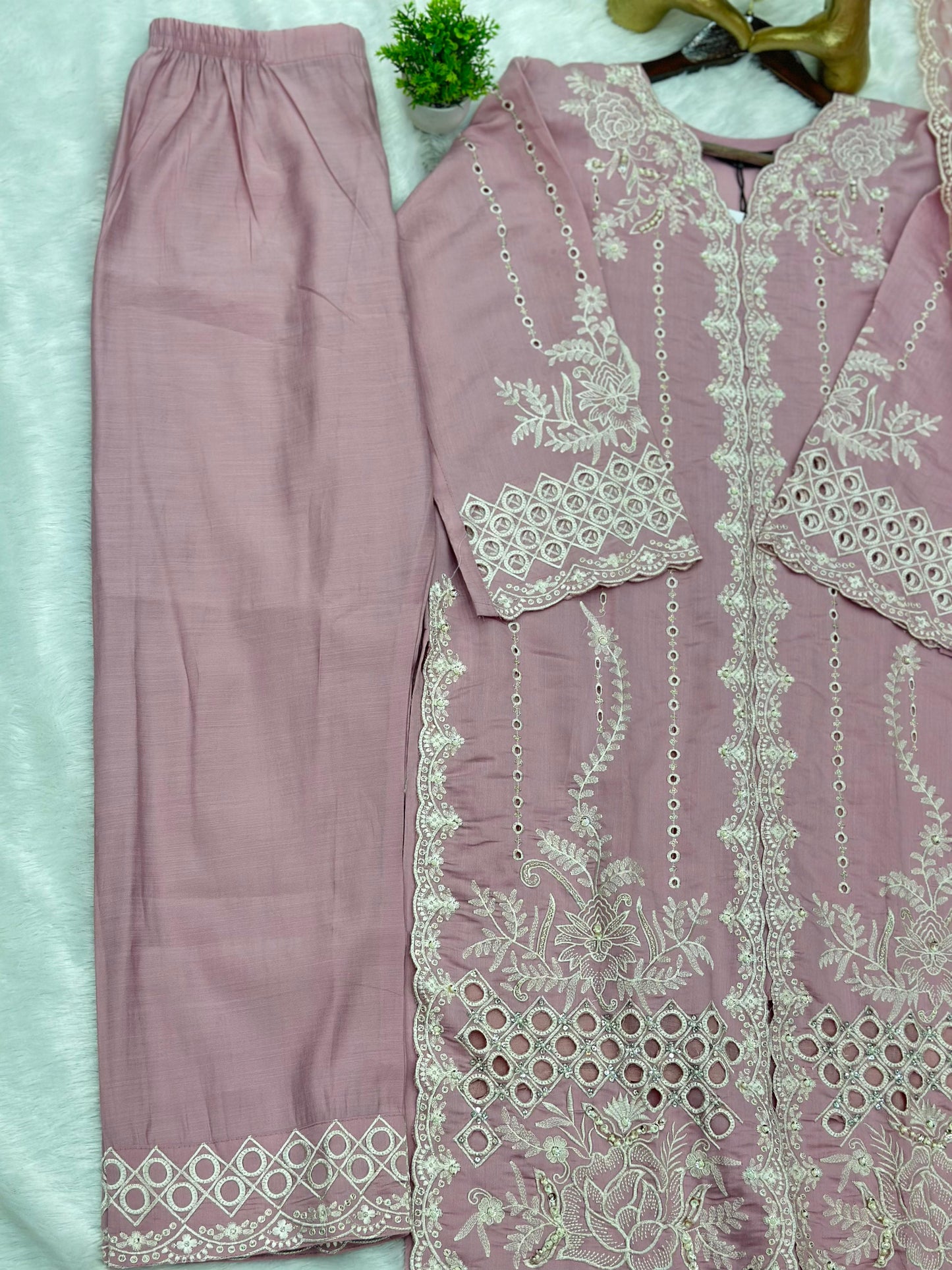 698 Pakistani Cut-Work Party-wear