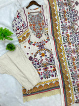 1220 Pakistani Embroidered Suit