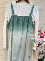 1015 Floral Flare Coord Set - SeaFoam Green