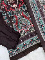 1214 Pakistani Embroidered Suit