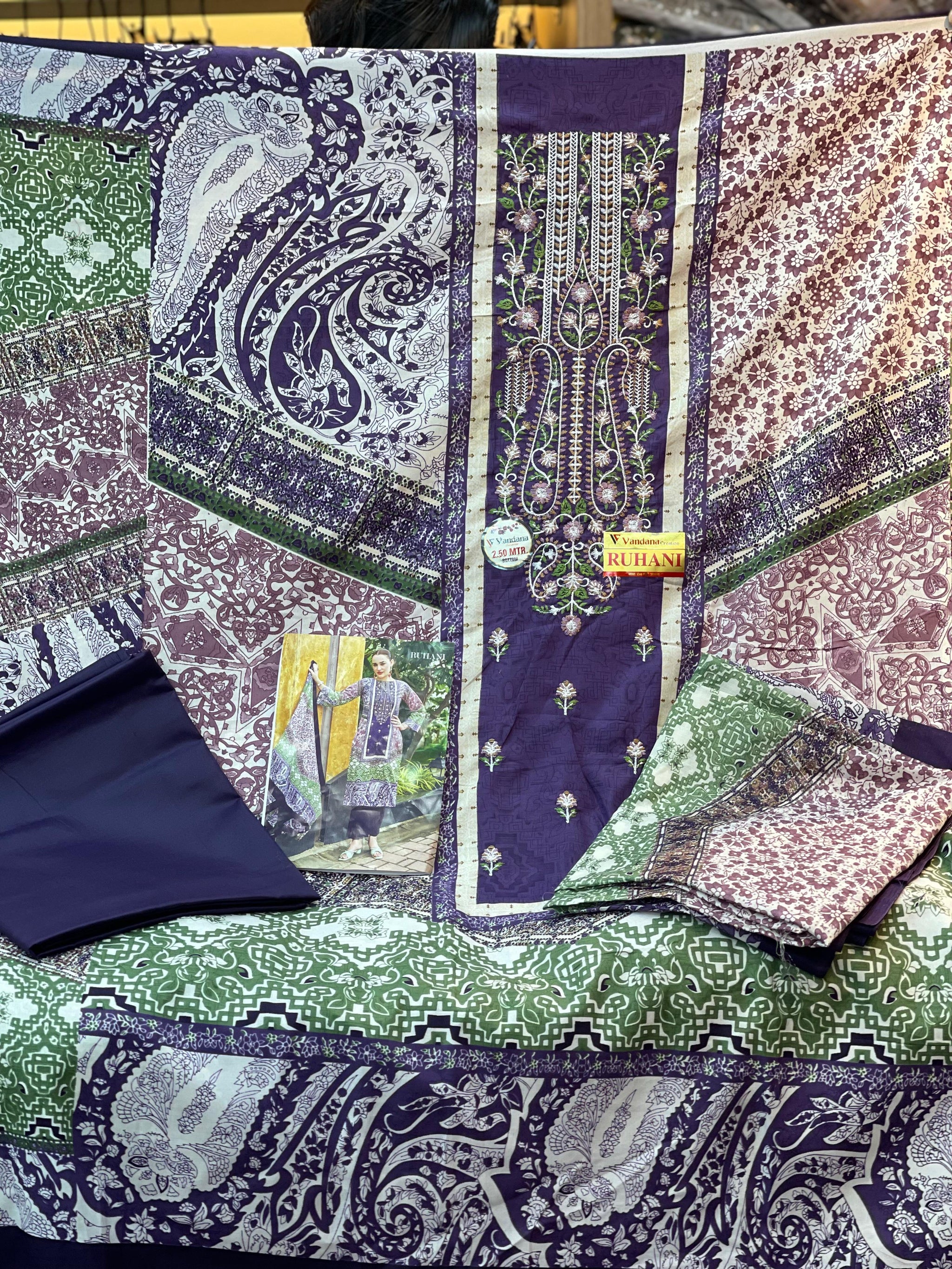 494 Ruhani Pakistani Unstitched Suit