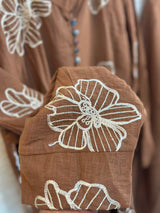 925 Modest Long Coord-Set -  Brown