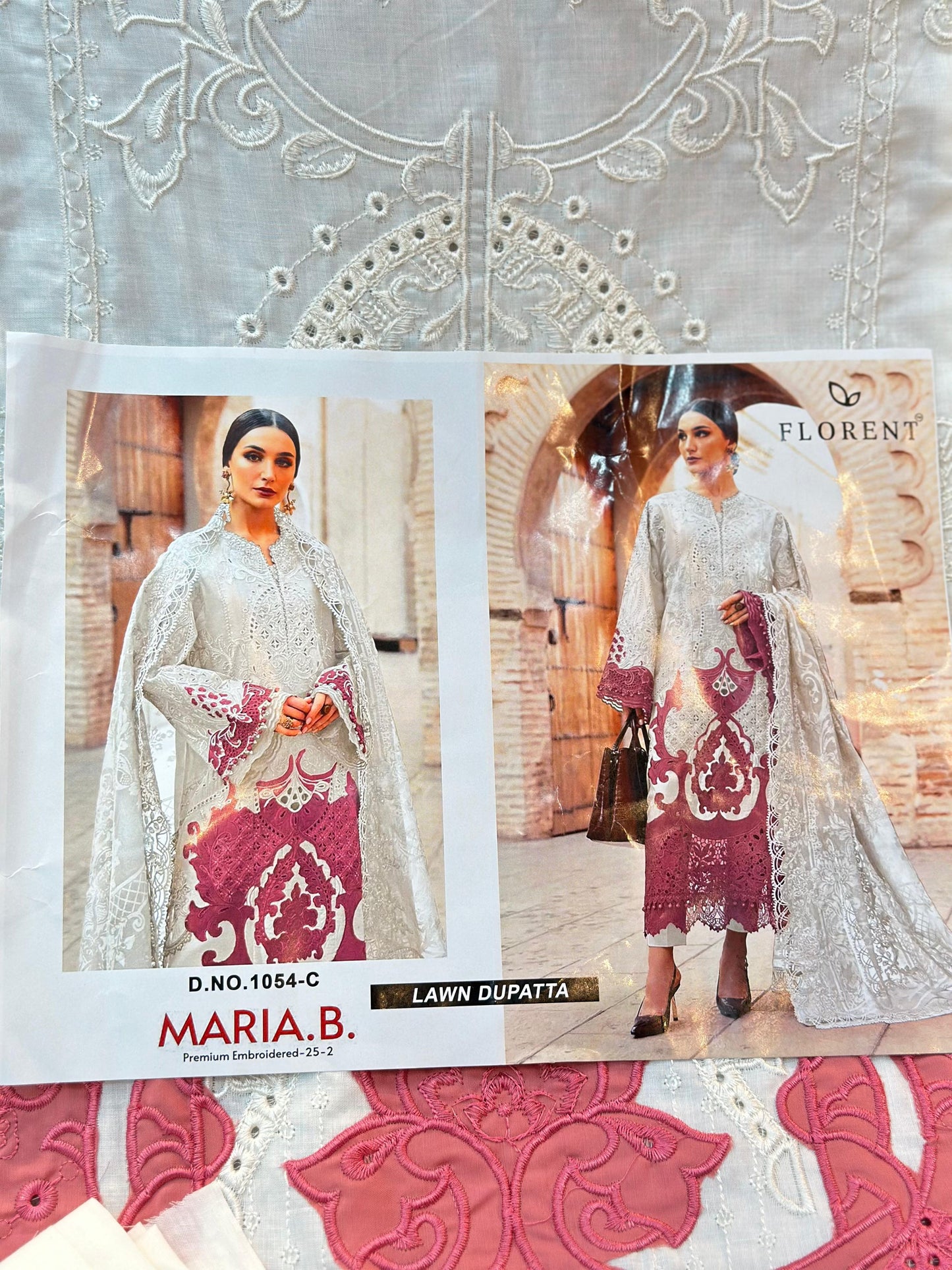 526 Maria-B Unstitched suit