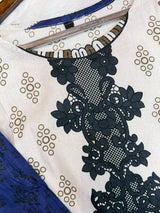 1450 Pakistani Embroidered Suit - Cream