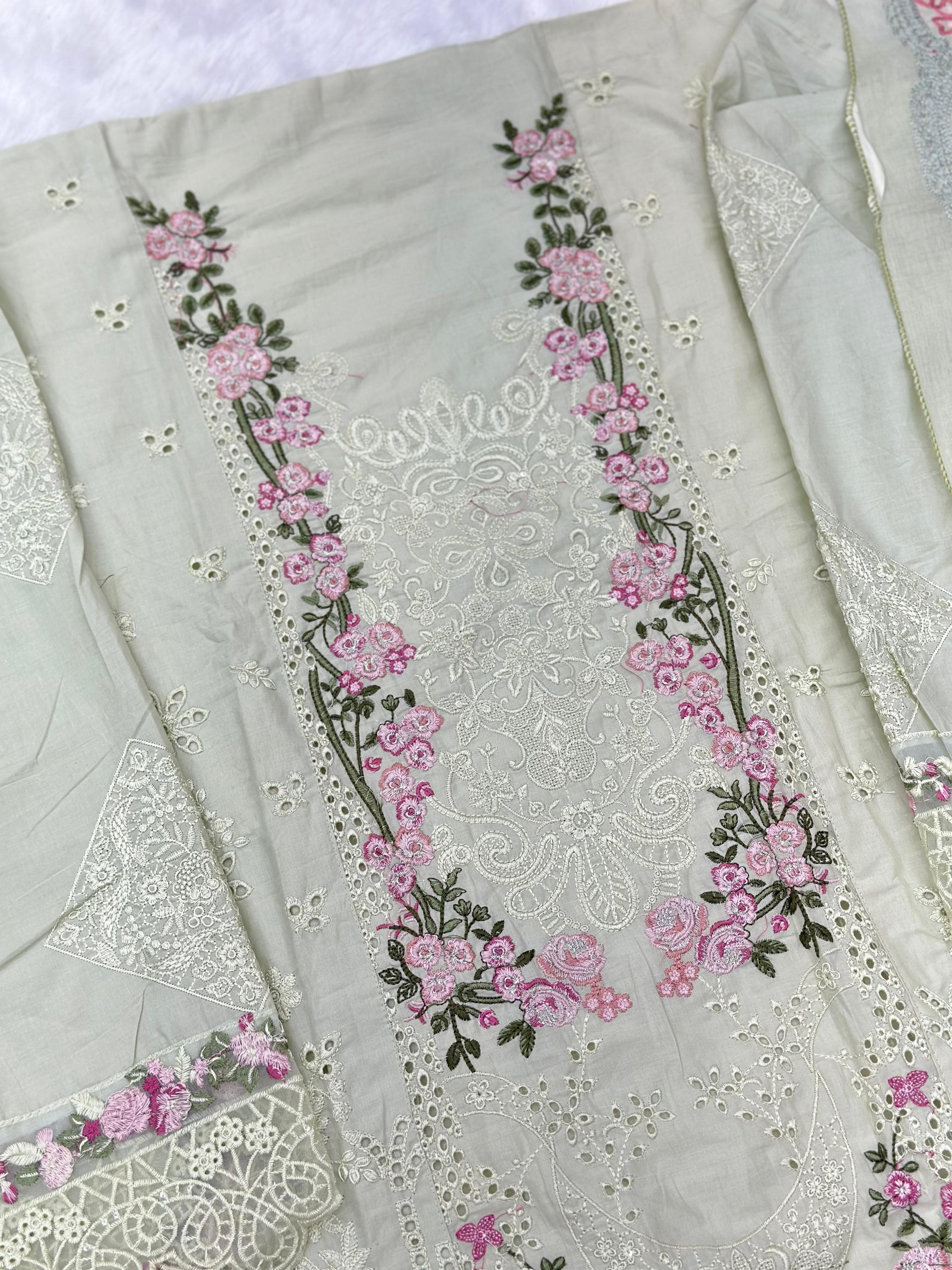 844 Elaf Pakistani Unstitched Lawn Suit