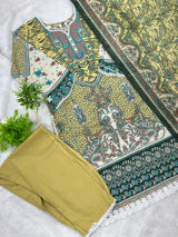 1074 Pakistani Printed Suit