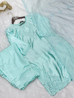 635 Mushk Farshi Set - Aqua