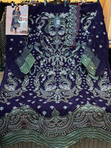 1782 Pakistani Unstitched Party Wear - Wine Purple