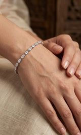 349 The Slim Tapered Marquise Bracelet
