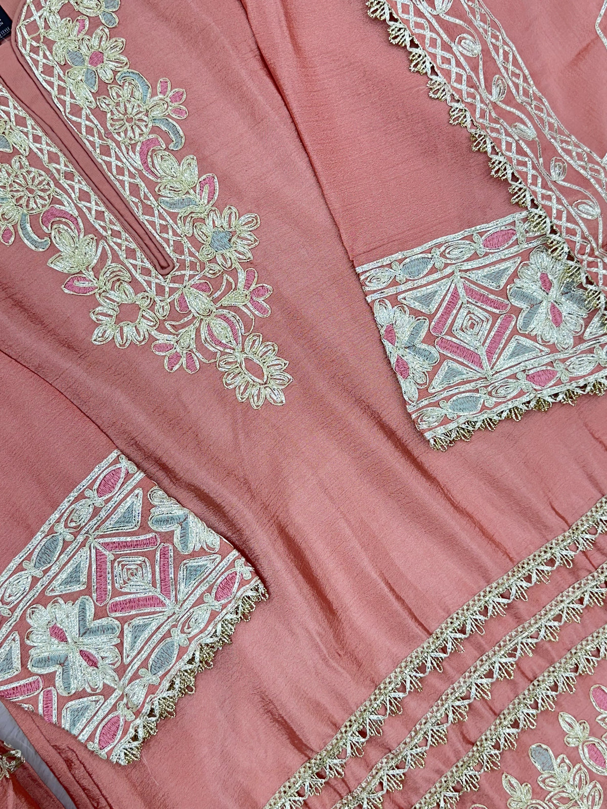 1435 Heavy Pakistani Partywear - Mauve Pink