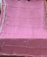 1446 Pakistani Unstitched Partywear - Dusty Muave