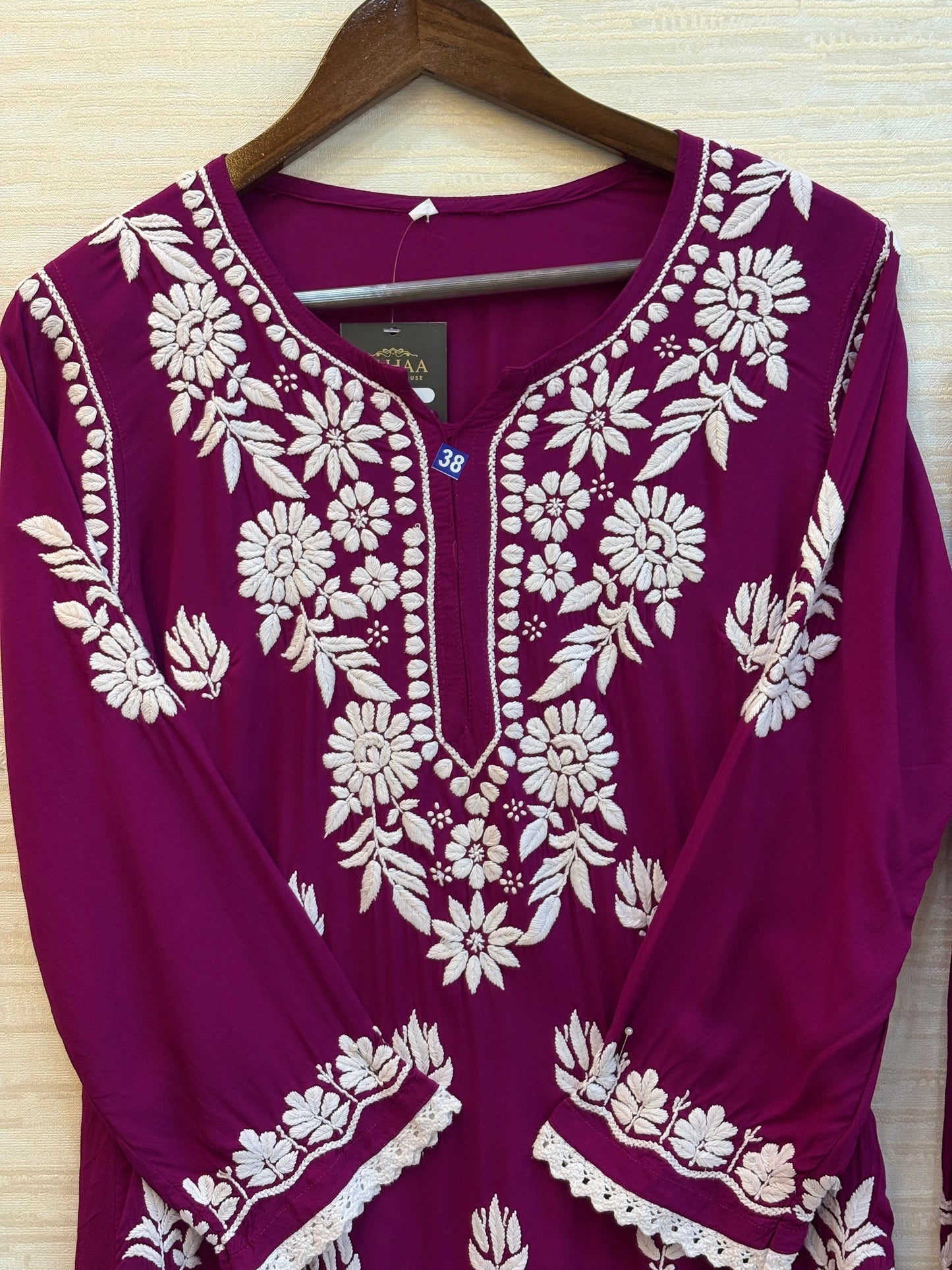 615 Lucknowi Gharara Set | Purple