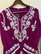 615 Lucknowi Gharara Set | Purple