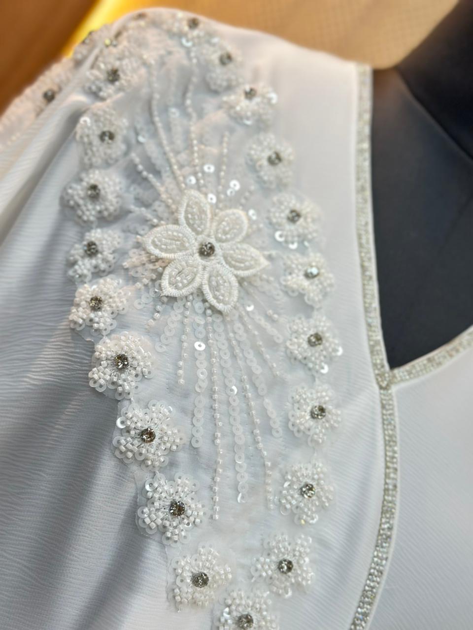 648 The Premium Abaya - Off White