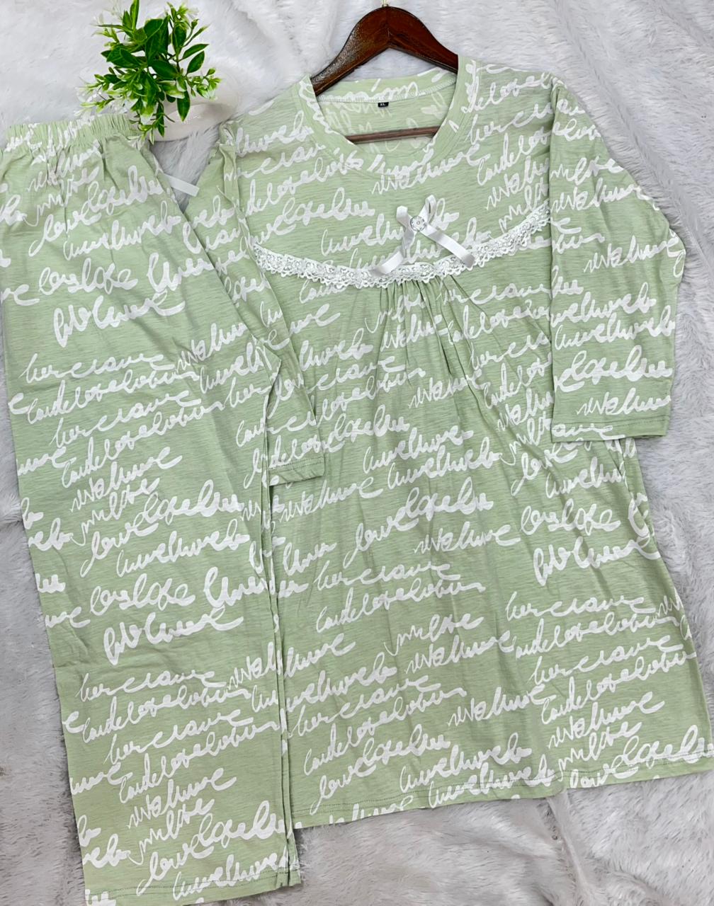 1348 Korean Bow Night Wear