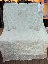 1488 Pakistani Unstitched Party Wear - Pista Green