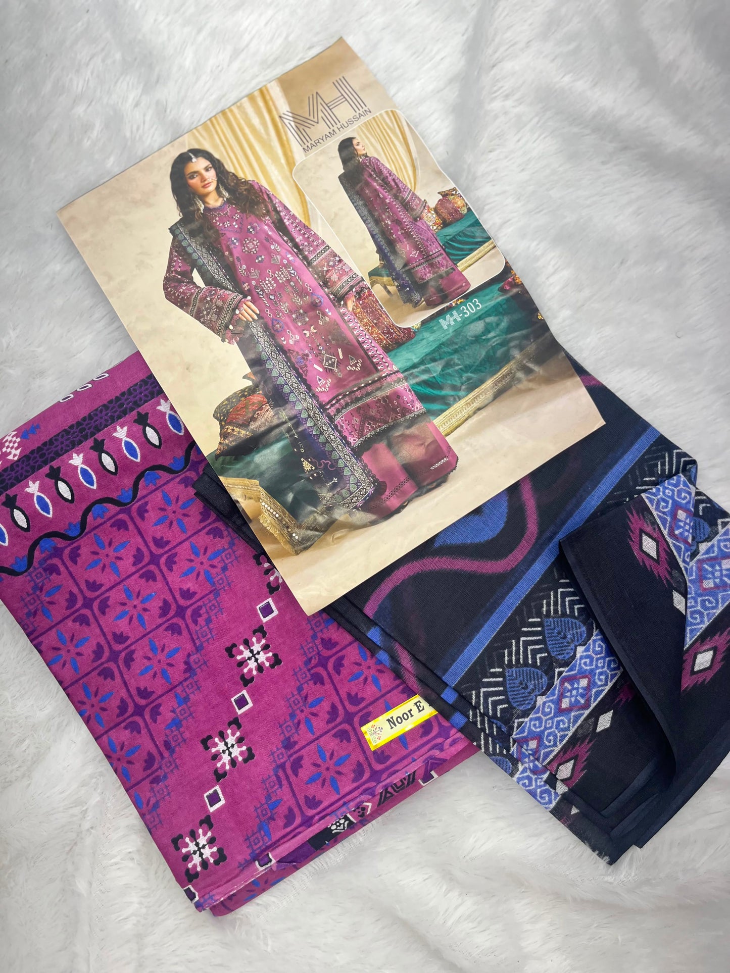 1019 Unstitched Casual Cotton Suit
