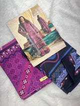 1019 Unstitched Casual Cotton Suit
