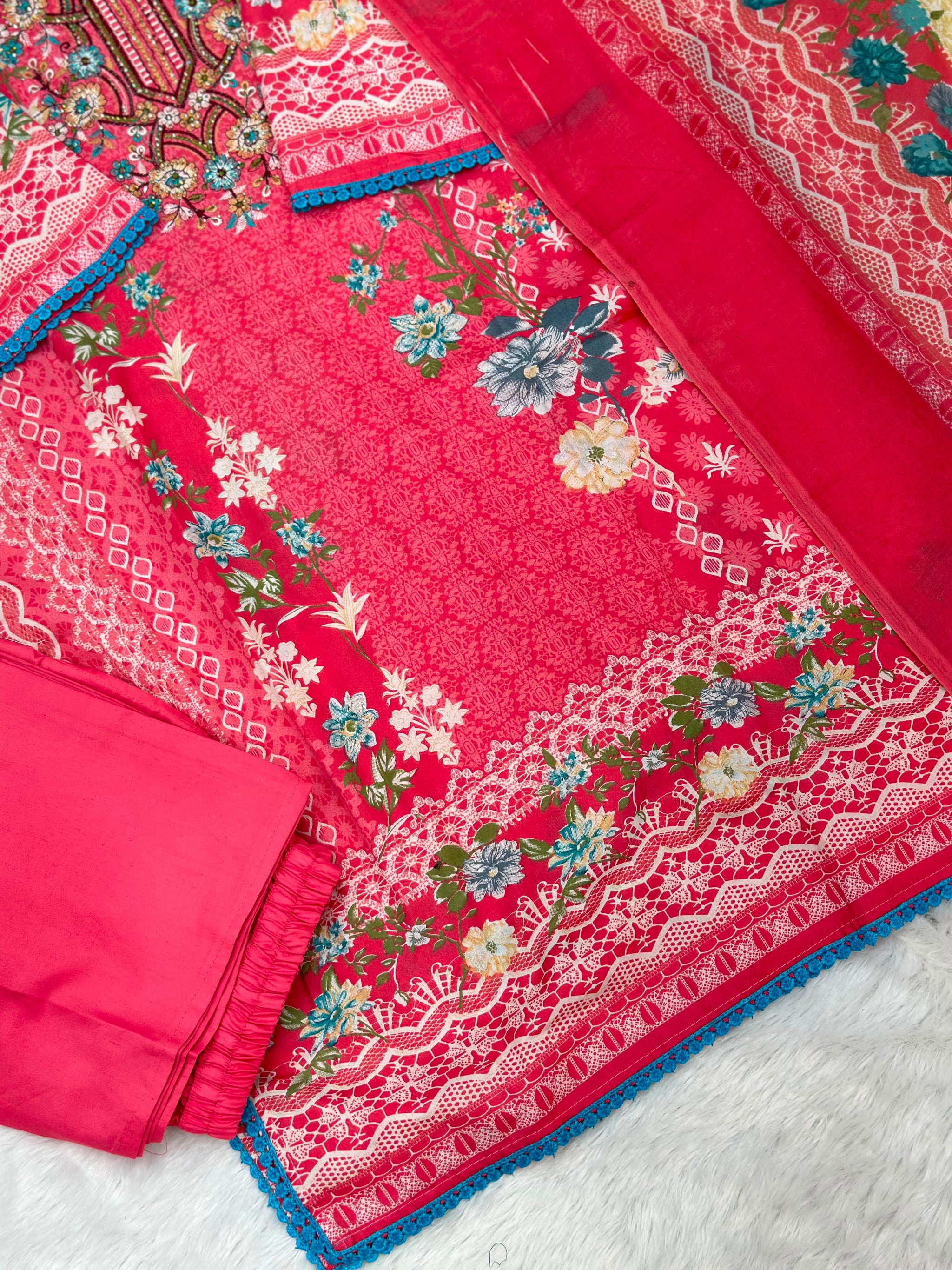 947 Pakistani Embroidered Suit