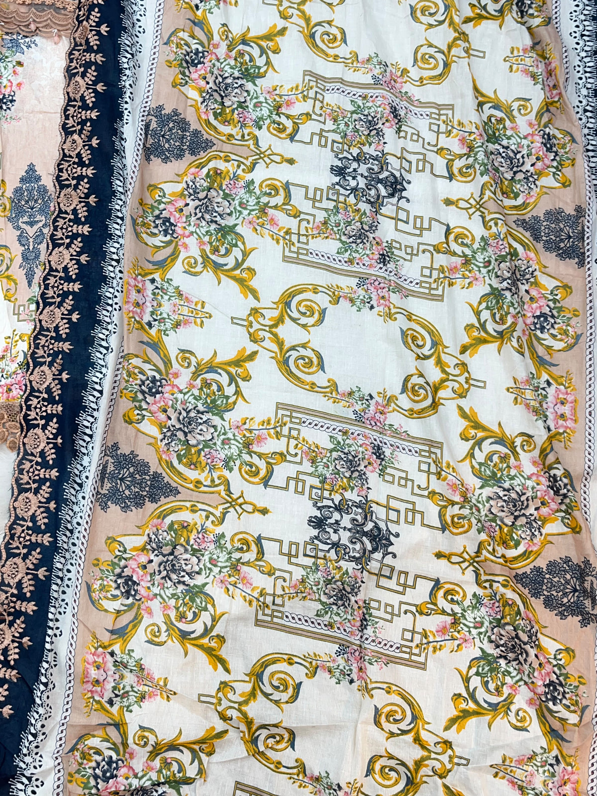 1498 Pakistani Heavy Lawn Suit - 1