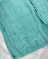 693 Lucknowi Palazzo Set - Sea Green