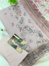 967 Unstitched Pakistani Embroidered Suit