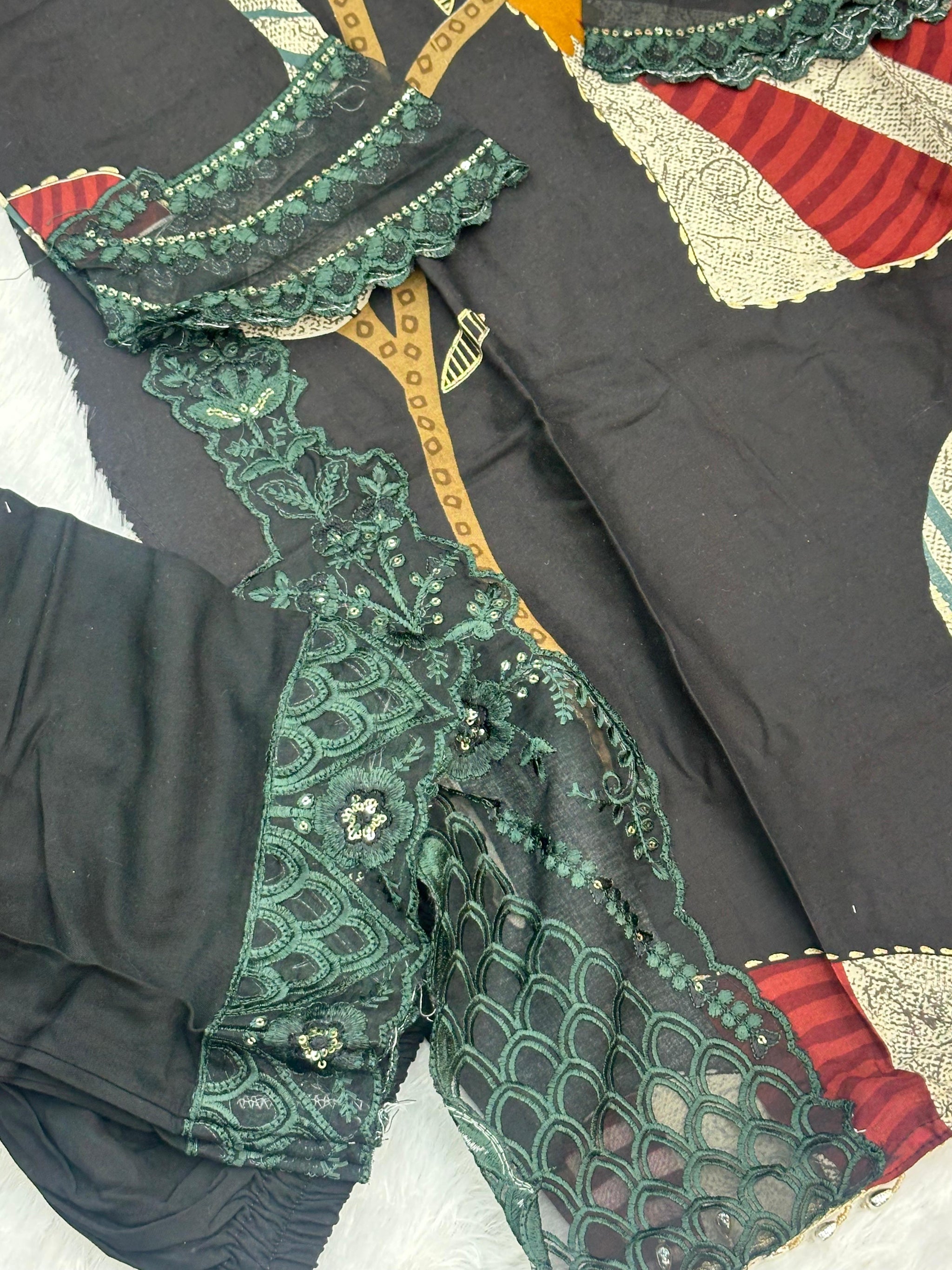 792 Readymade Pakistani Printed Coord-Set