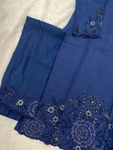 1148 Premium Pakistani Partywear - Royal Blue
